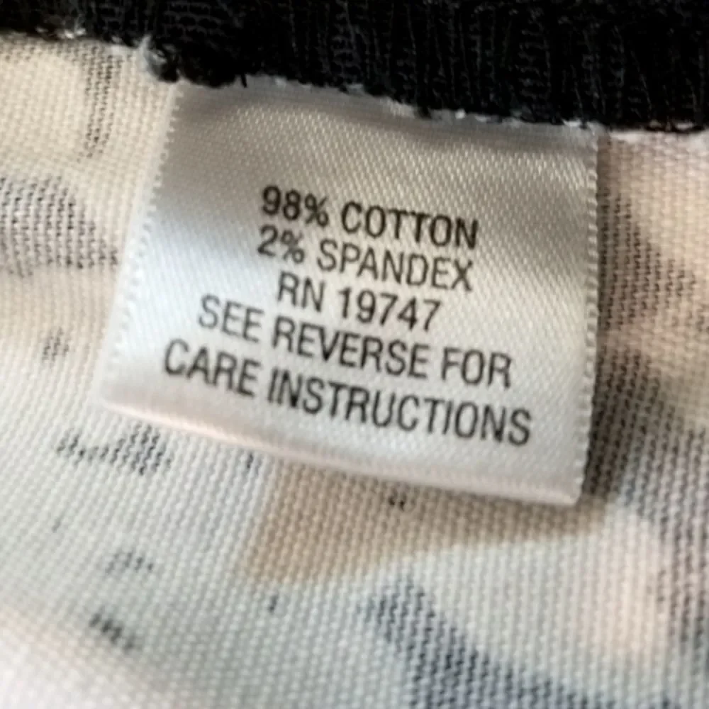 SOLD Studio Works Black & White Floral Petite Capris - Picture 5 of 5